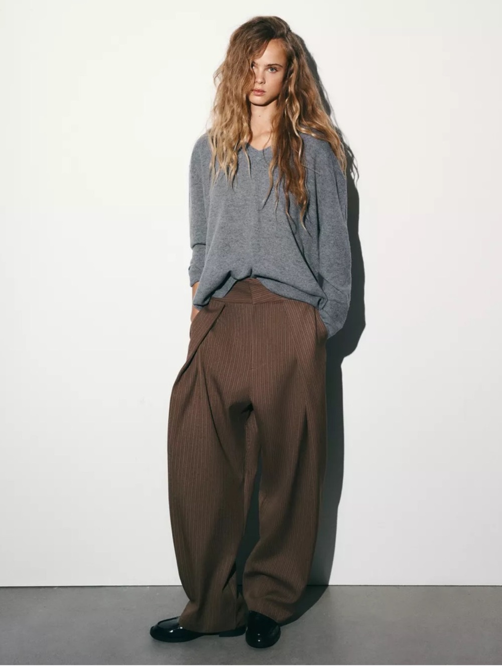 NWT Zara Pleated Balloon Pants